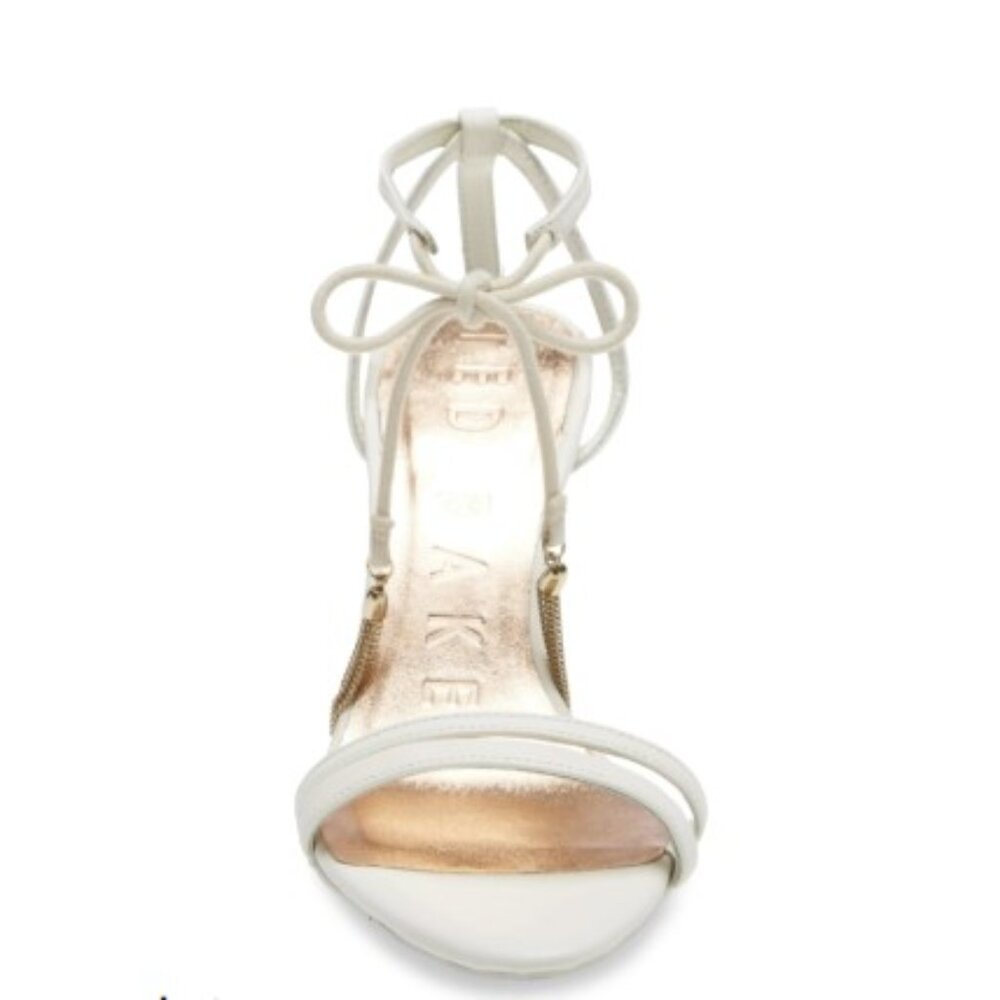 TED BAKER Jelissa Strap Sandal In Ivory Mismatch Size 8/8.5